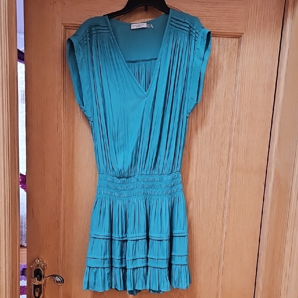 RAMY BROOK Elegant Teal Dress Mini